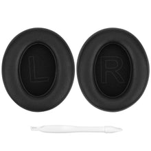 画像をギャラリービューアに読み込む, Geekria イヤーパッド QuickFit 互換性 パッド Soundcore Q11i Wireless ヘッドホンに対応 パッド イヤー / イヤーカップ (プロテインレザー/黒)
