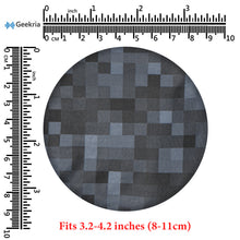 画像をギャラリービューアに読み込む, Geekria カバー 2 ペア 互換性 イヤーパッドカバー (SGS認証済) 劣化防止、防塵 ヘッドホン交換用 ストレッチニット 8-11CM ヘッドホン用 洗濯可 (中くらい / マインクラフト グレー)
