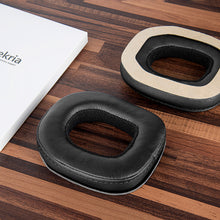 画像をギャラリービューアに読み込む, Geekria イヤーパッド QuickFit プロテインレザー 互換性 ヘッドバンパッド Astro A40 TR A50 ヘッドホンに対応 パッド イヤークッション / イヤーカップ (ブラック)
