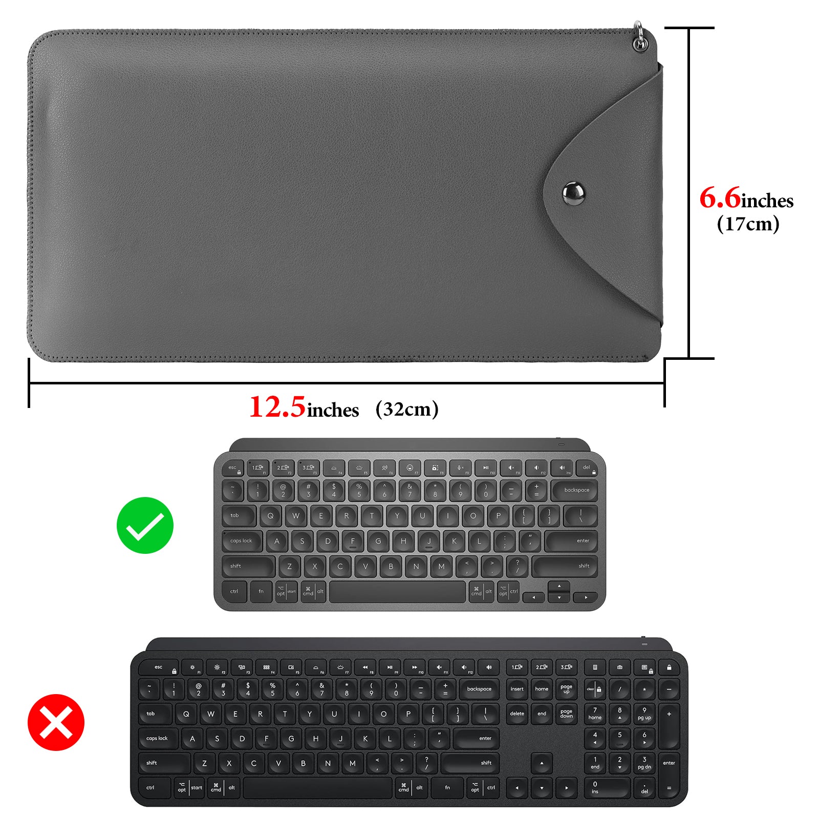 Geekria キーボード キャリー カバー ケース 互換品 ロジクール