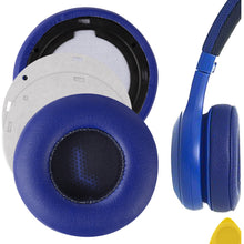 画像をギャラリービューアに読み込む, Geekria イヤーパッド QuickFit 互換性 パッド ジェイビーエル JBL E35, E45bt, E45, C45BT ヘッドホンに対応 パッド イヤー / イヤーカップ (プロテインレザー / 青)
