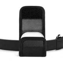 画像をギャラリービューアに読み込む, Geekria イヤホンポーチ ベルトループ付きサムスン SAMSUNG Galaxy Buds3 FE, Galaxy Buds2, Galaxy Buds FE 対応 イヤホンケース ベルトホルスター バッグストラップ用クリップホルダー付き保護ケースカバー 全面保護 (ブラック)
