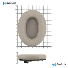 画像をギャラリービューアに読み込む, Geekria イヤーパッド Elite交換用 パッドソニー Sony WH-1000XM4 (WH1000XM4) ヘッドホンに対応 パッド イヤー / イヤーカップ ラムスキン (銀)
