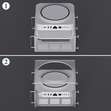 画像をギャラリービューアに読み込む, Geekria シャーシ スタンド アップル Apple Mac スタジオ M1/M2/M4 Max, M1/M2/M3 Ultraに対応 アクリル シャーシ ケース デスクトップ アクセサリ 放熱強化 (フロスト)
