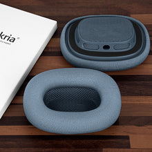 画像をギャラリービューアに読み込む, Geekria イヤーパッド Comfort 互換性 パッド アップル Apple AirPods MAX (A2096), AirPodsMAX2 (A3184) ヘッドホンに対応 パッド イヤー / イヤーカップ (メッシュファブリック/青)
