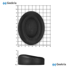 画像をギャラリービューアに読み込む, Geekria イヤーパッドQuickFit 互換性 パッド ジェイビーエル JBL Everest 700, V700BT ヘッドホンに対応 イヤパッド/イヤークッション/イヤーカップ (プロテインレザー / ブラック)
