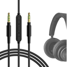 画像をギャラリービューアに読み込む, Geekria ケーブル 互換性 オーディオコード グアンドオルフセン Bang &amp; Olufsen H95, HX, Portal, H9i, H8i, H9, H7, H6 ヘッドホンケーブル、3.5mm に適合する インラインマイクと音量コントロール 1.2m
