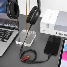 画像をギャラリービューアに読み込む, Geekria ケーブル 互換性 オーディオコード エディファイアー Edifier STAX SPIRIT S5, W800BT ヘッドホンケーブル、3.5mm AUX に適合する インラインマイクと音量コントロール 1.2m
