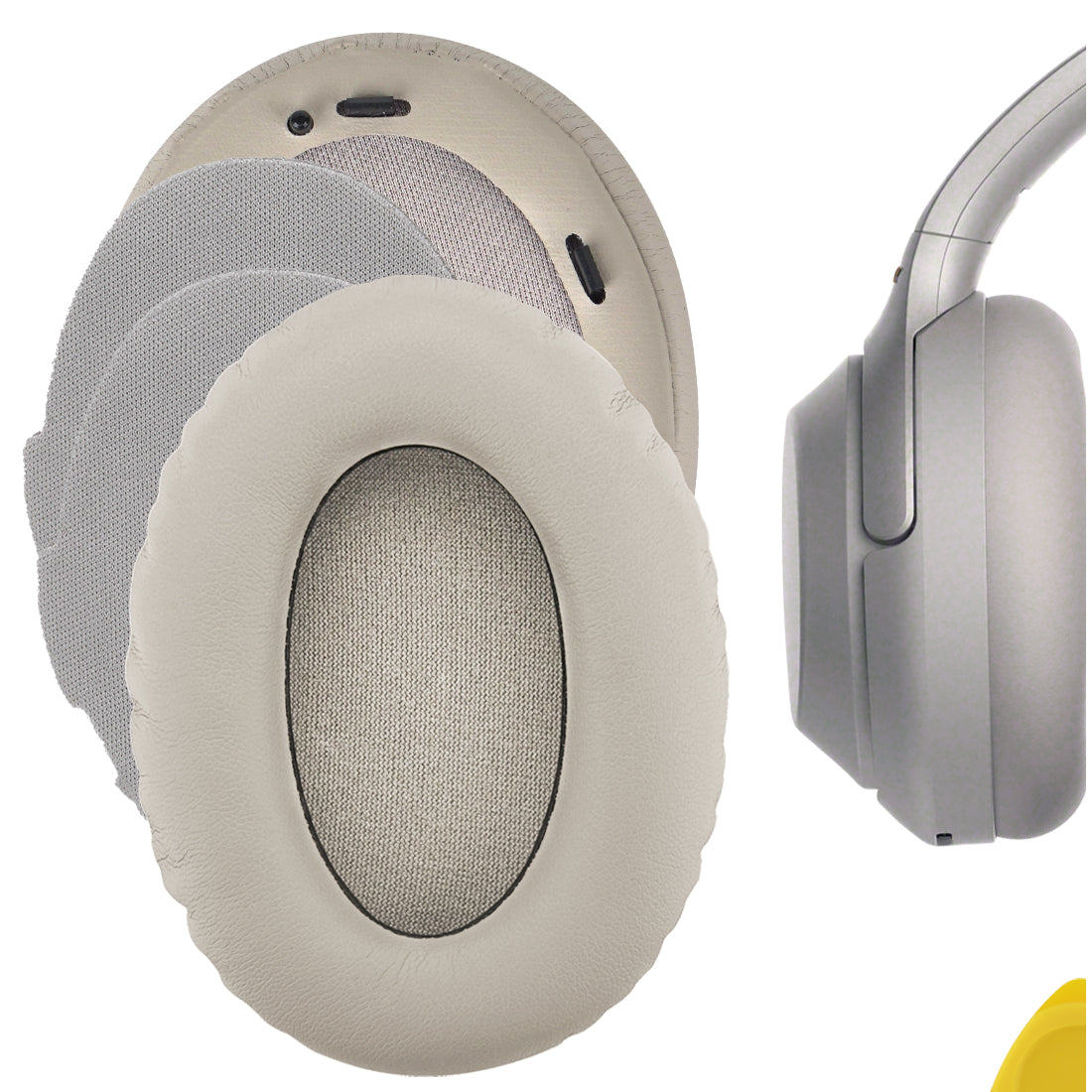 Geekria イヤーパッド ソニー Sony WH1000XM3 WH-1000XM3 等 ヘッド