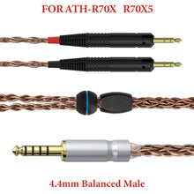 画像をギャラリービューアに読み込む, Geekria Apollo Copper アップグレード オーディオ ケーブル ATH ATH-R70X ヘッドフォン対応 4.4mm からデュアル 2.5mm 交換用ヘッドフォン コード 高解像度オーディオ愛好家向け HiFi ヘッドセット用 (4.9 フィート / 1.5 メートル)
