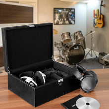 画像をギャラリービューアに読み込む, Geekria 木箱 大型ヘッドホン 収納 ボックス Sennheiser HD820, HD800 S, SONY MDR-Z1R, ATH-ADX5000, ATH-AWKT 等大型な 高級 ヘッドホン対応 保護ケース
