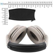 画像をギャラリービューアに読み込む, Geekria プロテインレザー ヘッドバンドパッドカバー ボーズ QuietComfort、QC45、QC35、QC35 II、QC35 II ゲーミング、QC25、QC15、QC SE ヘッドホン対応 交換用バンド ブラック

