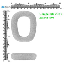 画像をギャラリービューアに読み込む, Geekria イヤーパッド Comfort 互換性 パッド ロジクール Logicool Zone Vibe 100 ヘッドホンに対応 パッド イヤー / イヤーカップ メッシュファブリック (グレー)
