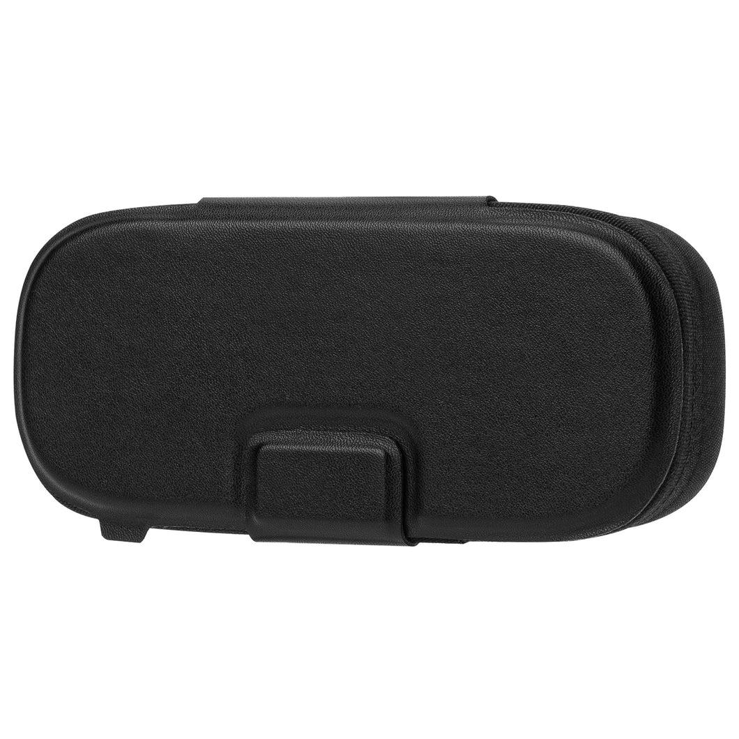 Geekria イヤホンキャリングケース マグネット開閉式収納ケース 有線イヤホン、イヤフォン、充電ケーブル、メモリカード、USBフラッシュドライブ、ハードシェルポータブルトラベルバッグ (ブラック)