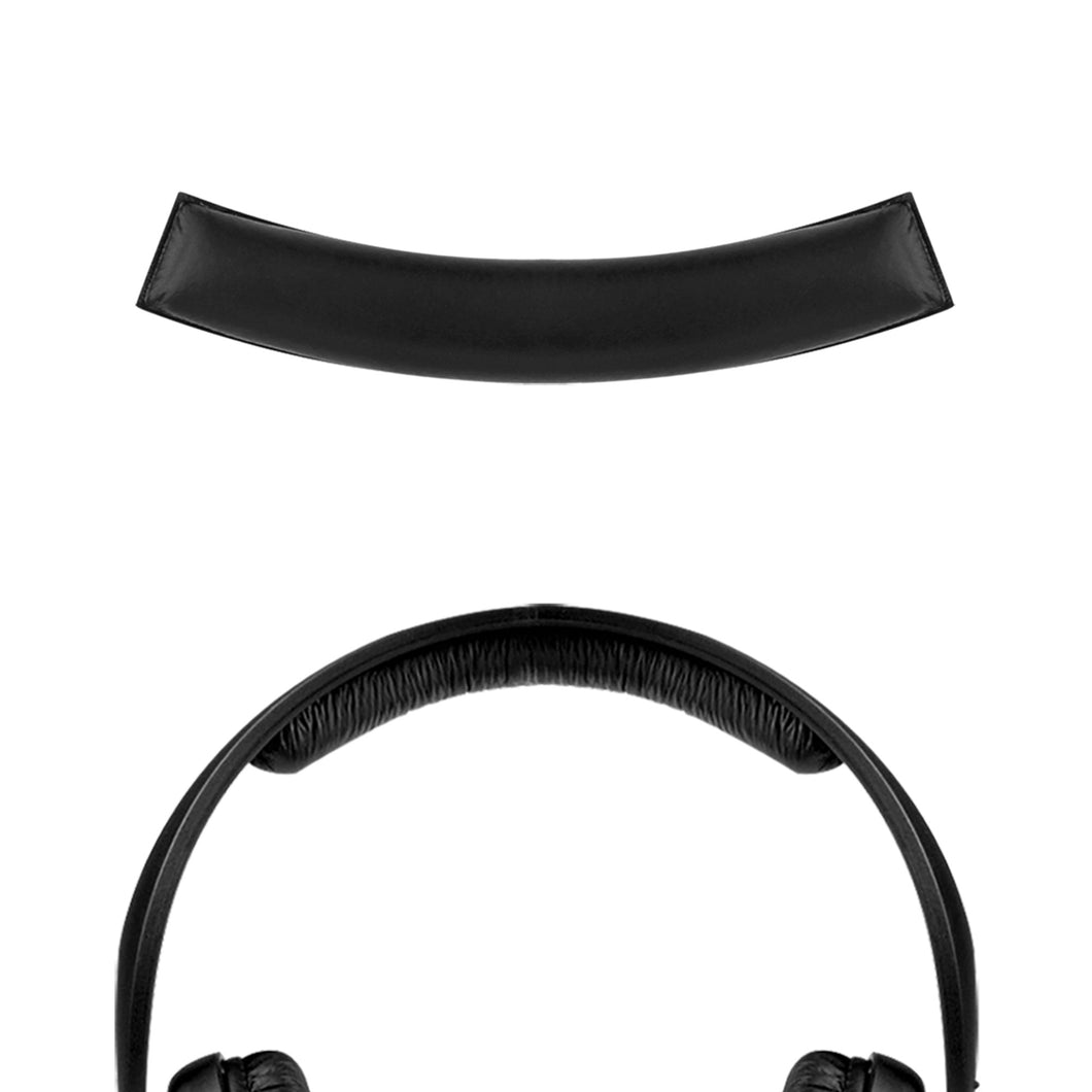 Geekria ヘッドバンド 互換性 ヘッドホンヘッドバンド プロテインレザー パッド ゼンハイザー Sennheiser HD202, HD202, HD212pro, HD437, HD447, HD457, HD497 対応 交換用 (黒)