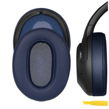 画像をギャラリービューアに読み込む, Geekria イヤーパッド QuickFit 互換性 パッド ソニー Sony WH-XB900N ヘッドホンに対応 パッド イヤー / イヤーカップ ( プロテインレザー / 青)
