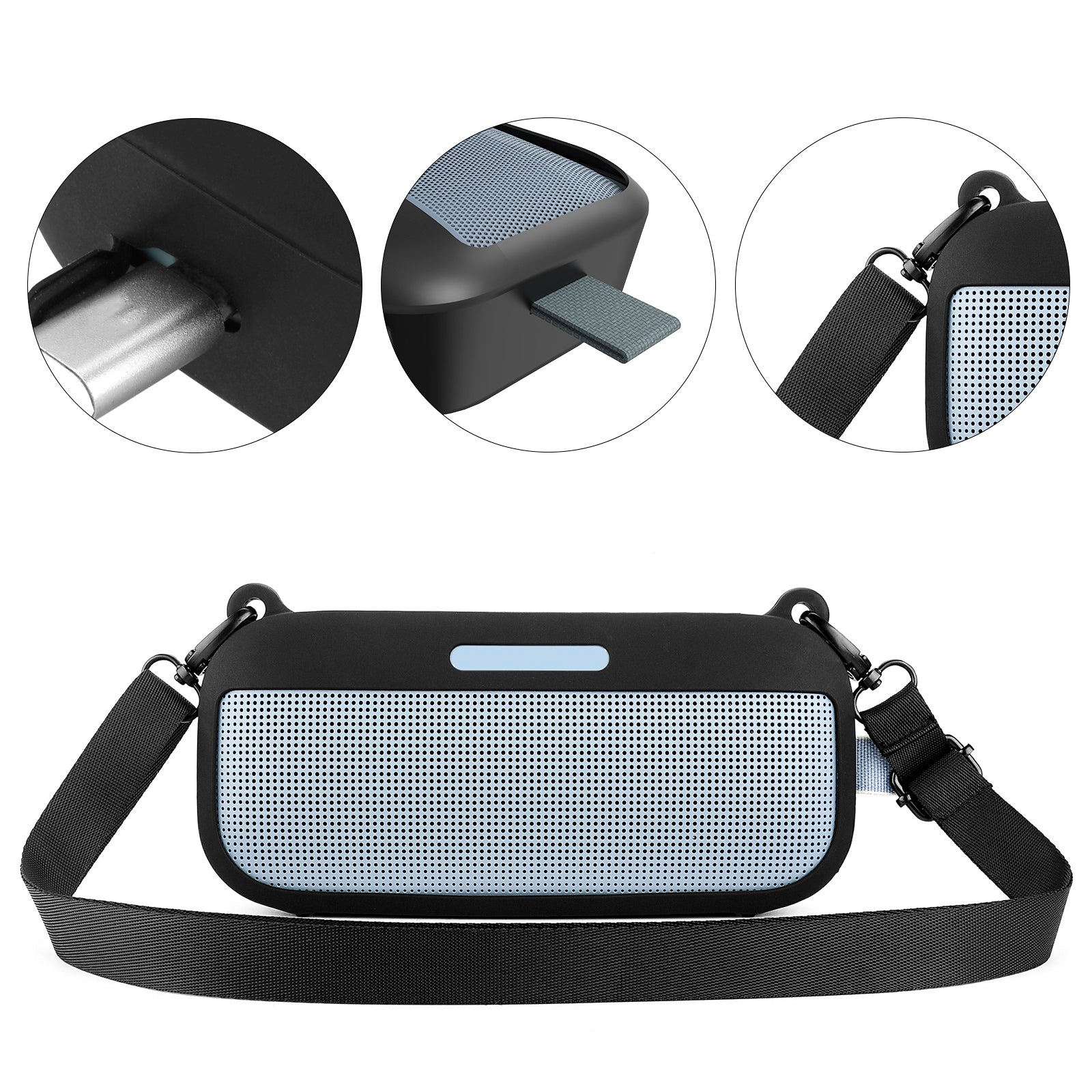 Geekria シリコンスピーカーケースカバーボーズ Bose SoundLink