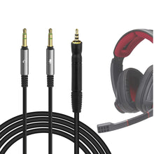 画像をギャラリービューアに読み込む, Geekria オーディオケーブル Sennheiser Game One、Game Zero、PC 373D、GSP 500、GSP 600 ヘッドセット対応 2.5mm - デュアル3.5mm Y字型交換ケーブル（2m）
