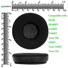 画像をギャラリービューアに読み込む, Geekria イヤーパッド Sport 互換性 パッド ジェイビーエル JBL JR300, JR300BT, T450BT, T500BT, Tune 500, Tune 500BT, Tune 510BT, Tune 600BTNC ヘッドホンに対応 パッド イヤー / イヤーカップ (冷却ジェル / ブラック)
