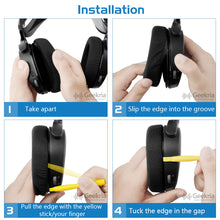 画像をギャラリービューアに読み込む, Geekria イヤーパッド Nova 互換性 パッド スティールシリーズ SteelSeries Arctis 1/ 3/ 5/ 7/ 7+/ 7P/ 7P+/ 7X/ 7X+/ 9/ 9X/ Pro/ Prime ヘッドホンに対応 パッド イヤー / イヤーカップ (メッシュファブリック/ ピンク)
