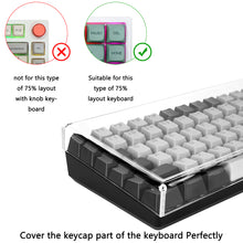 画像をギャラリービューアに読み込む, Geekria キーボード カバー ケース 互換品 ロジクール Logicool KX850 MX Mechanical Mini/ POP Keys K730 Keychron K2 Version2 ワイヤレス メカニカル キーボード 透明アクリルカバー 保護カバー

