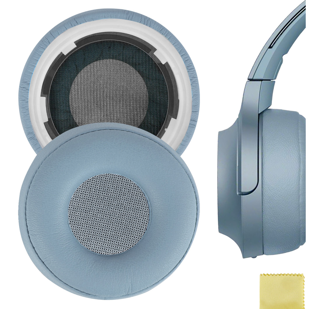 Geekria イヤーパッド QuickFit 互換性 パッド ソニー Sony WH-H800 ヘッドホンに対応 パッド イヤー / イヤーカップ ( プロテインレザー / 緑 )