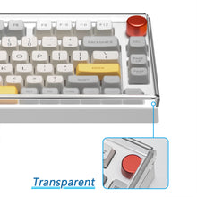 画像をギャラリービューアに読み込む, Geekria キーボード カバー ケース 互換品 EPOMAKER TH80 SE ガスケット 75%レイアウト/Glorious Gaming - GMMK PRO 75% ゲーミングキーボード 透明アクリルカバー 保護カバー
