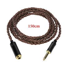 画像をギャラリービューアに読み込む, Geekria アポロ Apollo 6NOCC 4.4mmバランス ケーブル シングル クリスタル 銅 アップグレード 延長ケーブル 4.4mm オス - メス 交換用 ヘッドホン コード (4.9ft / 1.5m)
