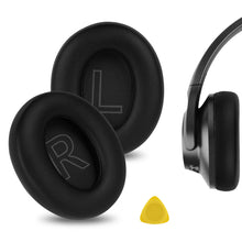 画像をギャラリービューアに読み込む, Geekria QuickFit イヤーパッド 互換性 パッド アンカー for Anker Soundcore Life 2 (Not fit Life 2 Neo), Life Q20, Q20+, Q20I, Q20BT ヘッドホンに対応 イヤパッド/イヤークッション/イヤーカップ ( プロテインレザー / ブラック )
