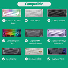 画像をギャラリービューアに読み込む, Geekria キーボード ダストカバー、ロジクール Logicool MX Mechanical Mini / POP Keys、Keychron K2 HE / K2 75%、LOFREE Flow84 対応、75% コンパクト 84 キーキーボード用キーパッドカバー (透明アクリル)
