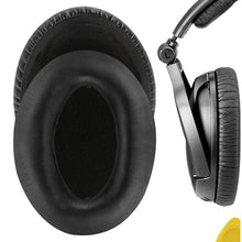 画像をギャラリービューアに読み込む, Geekria イヤーパッド QuickFit 互換性 パッド ゼンハイザー Sennheiser HD380 PRO, PC350, PXC350, PXE350, HME95, PC350 SE, HMEC250, HD380 ヘッドホンに対応 パッド イヤー / イヤーカップ ( プロテインレザー / ブラック )
