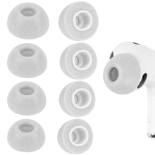 画像をギャラリービューアに読み込む, Geekria メモリーフォーム 交換用イヤーチップ AirPods Pro 第 3 世代対応、フィット感に優れ滑りにくく通勤・軽いフィットネスに最適、L M S XS 4 サイズセット グレー
