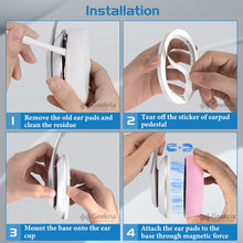 画像をギャラリービューアに読み込む, Geekria イヤーパッド SNAP マグネチック 互換性 パッド ビーツバイドクタードレ Beats Studio Pro ヘッドホンに対応 パッド イヤー / イヤーカップ プロテインレザー (ピンク, 1組)
