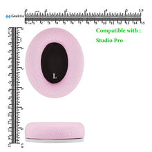 画像をギャラリービューアに読み込む, Geekria イヤーパッド SNAP マグネチック 互換性 パッド ビーツバイドクタードレ Beats Studio Pro ヘッドホンに対応 パッド イヤー / イヤーカップ プロテインレザー + メッシュファブリック (ピンク, 2組)
