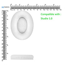画像をギャラリービューアに読み込む, Geekria イヤーパッド QuickFit互換性 パッド モンスター Monster ビーツバイドクタードレ Beats Studio 1.0 (1st Gen) ヘッドホンに対応 イヤパッド/イヤークッション/イヤーカップ ( プロテインレザー / 白い )
