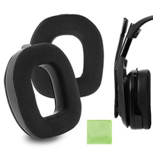 画像をギャラリービューアに読み込む, Geekria イヤーパッド Comfort 互換性 パッド Astro A40 TR ヘッドホンに対応 パッド イヤー / イヤーカップ (ハイブリッドベロア / 黒)

