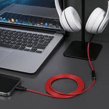 画像をギャラリービューアに読み込む, Geekria ケーブル USB-C Digital to Audio 互換性 オーディオコード ビーツバイドクタードレ Beats Studio Pro, Solo 4, Solo 3, Studio3 ヘッドホンケーブル、 Type-C に適合する インラインマイクと音量コントロール (1.7m)
