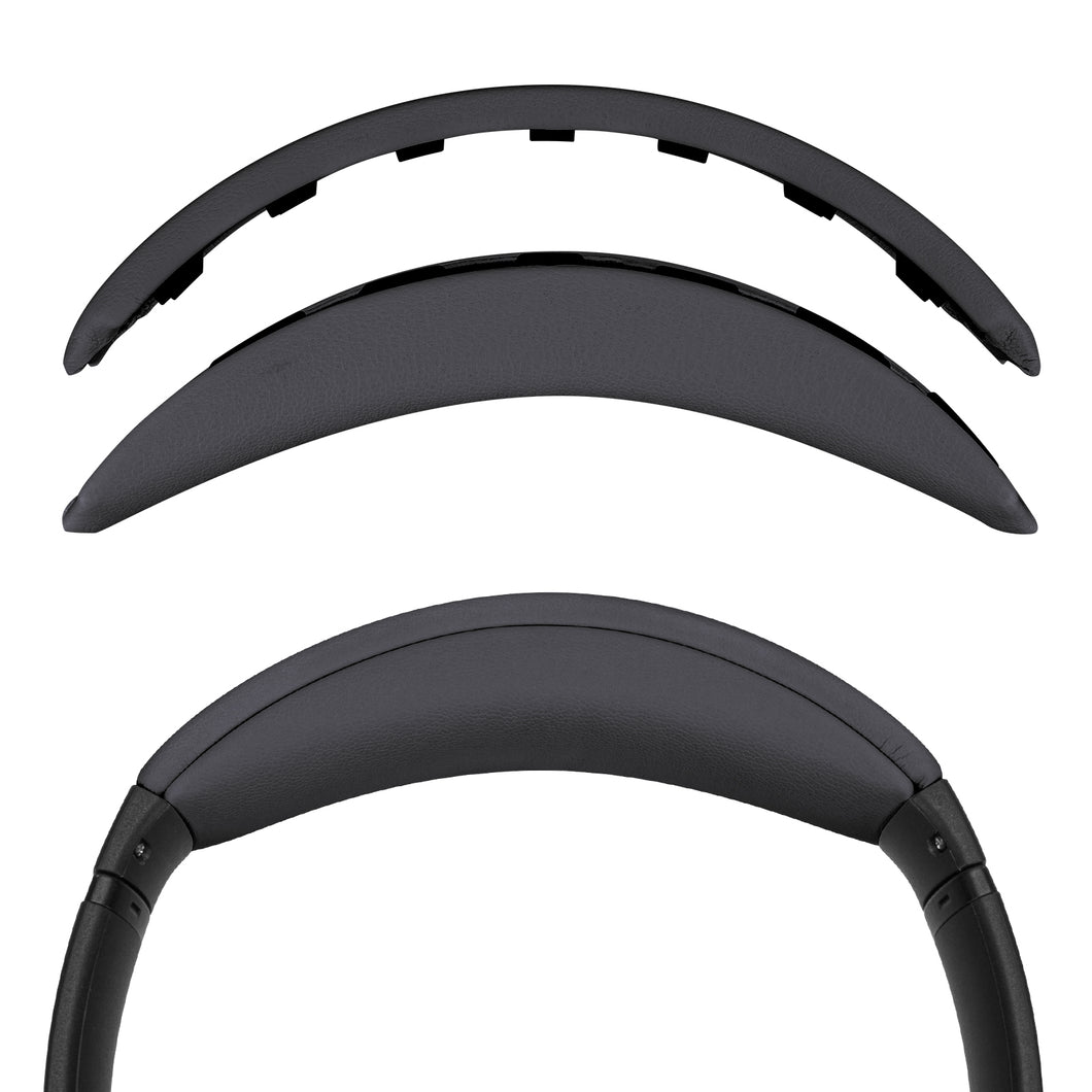 Geekria ヘッドバンド 互換性 ヘッドホンヘッドバンドプロテインレザーパッド ボーズ Bose QuietComfort 35 ii Gaming, QC35 II, QC35, QC45, QC SE 対応 交換用 (ダークグレー)