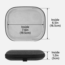画像をギャラリービューアに読み込む, Geekria シールド ヘッドフォン ケース ソニー Sony WH-CH520/CH510、ジェイビーエル JBL T460BT、アーカーゲー AKG Y50BT などに対応、交換用ハードシェル トラベル キャリング バッグ ケーブル収納付き (ダークグレー)
