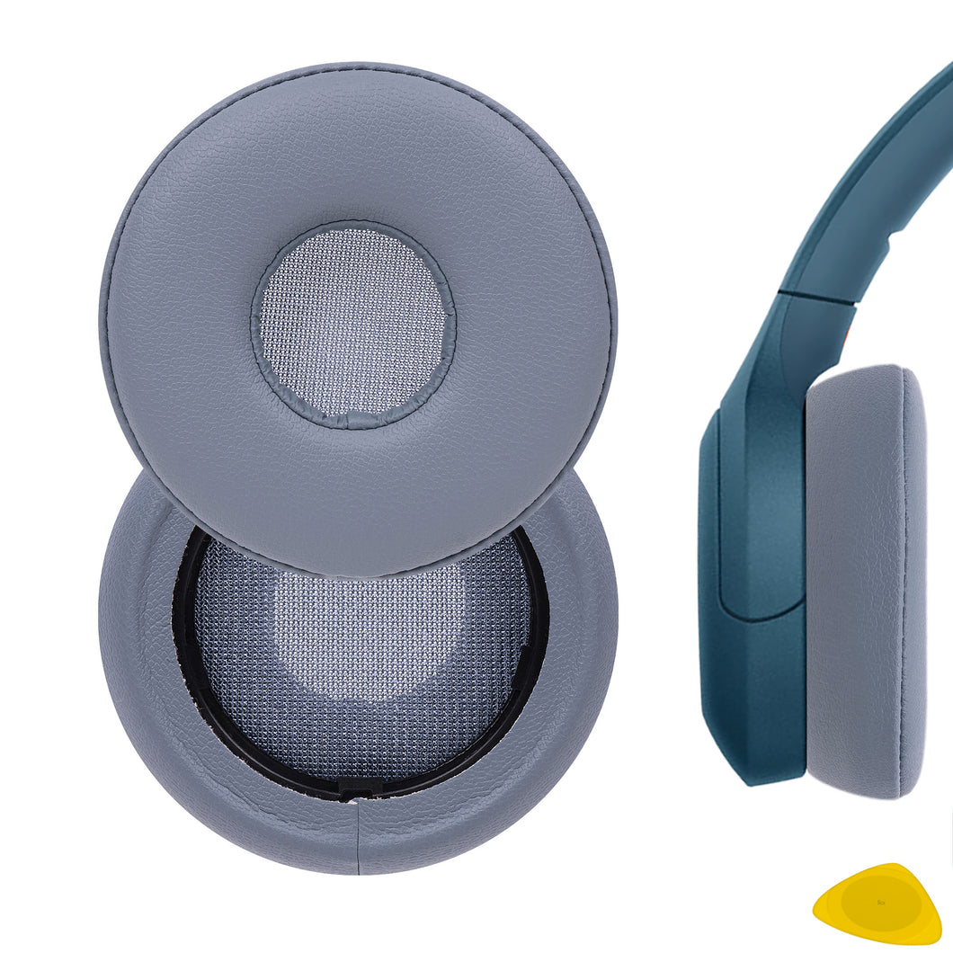 Geekria イヤーパッド QuickFit 互換性 パッド ソニー Sony WH-H810 Wireless ヘッドホンに対応 パッド イヤー / イヤーカップ プロテインレザー ( 青 )