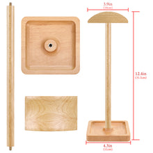 画像をギャラリービューアに読み込む, Geekria ヘッドホンスタンド 木製 オーバーイヤー ヘッドホン、ゲームヘッドセット用の ホルダー, デスクディスプレイハンガー 頑丈なヘビーベースソニー Sony WH-1000XM6, WH-1000XM5, ボーズ Bose NC700, QC35 II Wireless headphones と互換性 (Wood Square Base)

