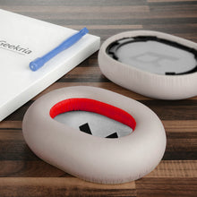 画像をギャラリービューアに読み込む, Geekria イヤーパッド QuickFit 互換性 パッド プラントロニクス Plantronics BackBeat PRO 2, BackBeat PRO 2 Special Edition, Voyager 8200 UC ヘッドホンに対応 パッド イヤー / イヤーカップ (プロテインレザー / 白い / 赤)
