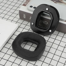 画像をギャラリービューアに読み込む, Geekria イヤーパッド Comfort 互換性 パッド ロジクール Logitech Astro A50 Gen 3 ヘッドホンに対応 パッド イヤー / イヤーカップ ベロア (黒)
