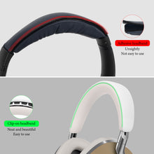 画像をギャラリービューアに読み込む, Geekria ヘッドバンド 互換性 ヘッドホンヘッドバンド プロテインレザーパッド Bowers &amp; Wilkins Px8/Px7 S3/Px7 S2/Px7 S2e (Not Compatible with Px7) 対応 交換用 (白)
