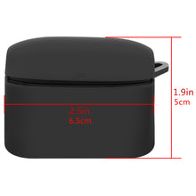 画像をギャラリービューアに読み込む, Geekria シリコン カバー 互換性 カバー Jabra Elite Active 65t 対応 True Wireless Earbuds 充電ケース充電ケースカバー 外装カバー キーホルダーフック付き、充電ポートアクセス可能 (Black)
