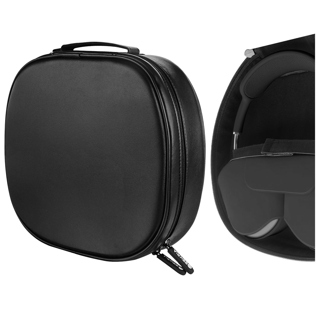 Geekria ケース ヘッドホンケース 互換性 バッグ 旅行用 ケース アップル Apple AirPods Max に対応 収納ポーチ付き (ブラック)