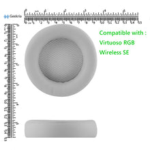 画像をギャラリービューアに読み込む, Geekria イヤーパッド QuickFit 互換性 パッド コルセア Corsair Virtuoso RGB, Virtuoso RGB Wireless SE, Virtuoso RGB Wireless XT ヘッドホンに対応 パッド イヤー / イヤーカップ (プロテインレザー / グレー)
