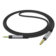 画像をギャラリービューアに読み込む, Geekria オーディオケーブル、Compatible with ゼンハイザー Sennheiser HD620S、HD599SE、HD599、HD598、HD598SE、HD560S、HD598SR、HD400PRO、HD505 ヘッドホンケーブル対応、3.5mm から 2.5mm 編組ナイロン交換コード (ブラック 4 フィート / 1.2 m)
