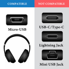 画像をギャラリービューアに読み込む, Geekria 充電ケーブル 互換性 USB 充電コード USB to Micro-USB ビーツバイドクタードレ Beats Studio3, Studio2, Studio, Solo3.0, Solo2.0 に対応 (白/30cm 2個)
