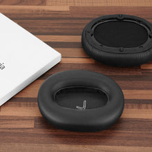 画像をギャラリービューアに読み込む, Geekria イヤーパッド QuickFit 互換性 パッド エディファイアー Edifier W860NB ヘッドホンに対応 パッド イヤー / イヤーカップ (プロテインレザー /黒)
